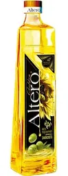 Масло подсолнечное Altero Golden рафинированное дезодорированное с добавлением оливкового, 0,81л