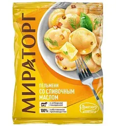 Пельмени Мираторг со сливочным маслом, 700г
