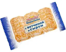 Блинчики Морозко с ветчиной и сыром, 210г