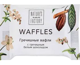 Вафли гречишные Nature's own factory с гречишным белым шоколадом, 20г