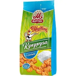 Кукуруза От Мартина жареная с солью, 100г