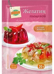 Желатин пищевой Глобус, 20г