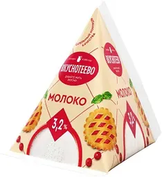 Молоко Вкуснотеево 3,2%, 200мл