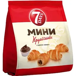 Круассаны мини 7 Days с кремом Какао, 265г