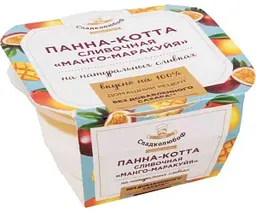 Панна-котта сливочная Сладколюбоф Манго-Маракуйя, без сахара, 150г