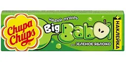 Жевательная резинка Chupa Chups Big Babol зеленое яблоко, 20г