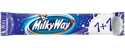 Батончик шоколадный Milky Way 1+1, 52г