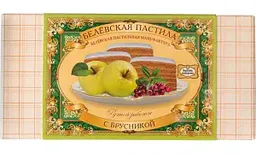 Белёвская пастила Белёвская пастильная мануфактура с брусникой, 200г