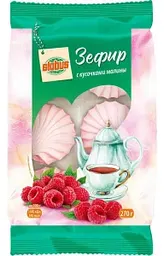 Зефир Глобус с кусочками малины 270г