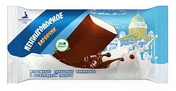 Мороженое сливочное Петрохолод Ленинградское Ванильное в шоколадной глазури, 80г