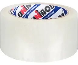 Клейкая лента упаковочная Unibob прозрачная, 48мм×66м