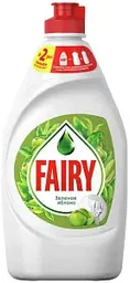 Гель для мытья посуды пена-эффект Fairy Зелёное яблоко, 900мл