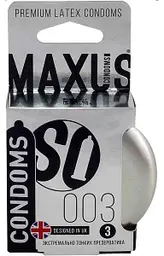 Презервативы ультратонкие Maxus 003, 3шт.