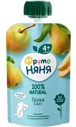 Пюре ФрутоНяня Груша, с 4 месяцев, 90г