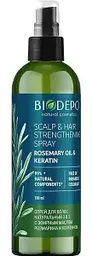 Спрей для волос 3в1 Biodepo с эфирным маслом розмарина и кератином, 100мл