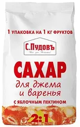 Сахар для джема и варенья 2:1, С.Пудовъ, 500г