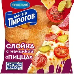 Слойка Мастер пирогов с начинкой пицца, 70г
