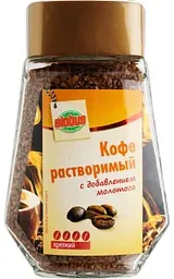 Кофе растворимый с добавлением молотого Глобус крепкий, 100г