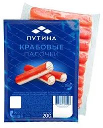 Крабовые палочки охлажденные «Путина», 200г
