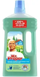 Моющая жидкость для полов и стен Mr. Proper Горный ручей и прохлада, 1л