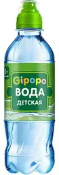 Вода детская питьевая Gipopo негазированная с рождения, 330мл