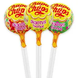 Карамель Chupa Chups Экзотик-тропик, в ассортименте, 12г