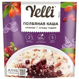 Каша полбяная Yelli клюква-ягоды годжи, 60г