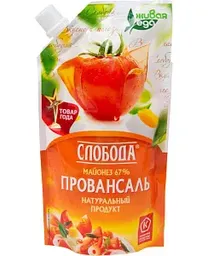 Майонез провансаль Слобода 67%, 200мл