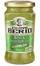 Соус песто Filippo Berio с базиликом и рикоттой, 190г