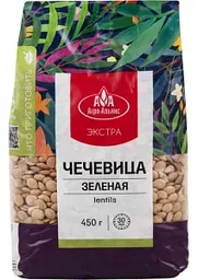 Чечевица Агро-Альянс зеленая, 450г
