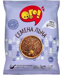 Семена льна расфасованные Ого!, 150г
