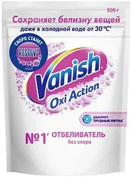 Пятновыводитель Vanish Oxi Action Кристальная белизна, 500г