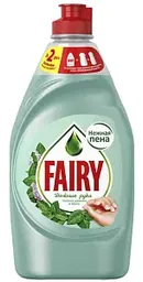 Гель для мытья посуды пена-эффект Fairy Нежные руки: чайное дерево и мята, 450мл