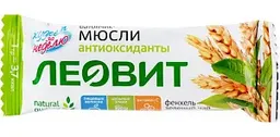 Батончик-мюсли Леовит Худеем за неделю Фенхель с зелёным чаем, 30г