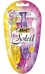 Бритва одноразовая Bic Miss Soleil Colour Collection, 4шт.