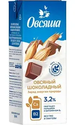 Напиток овсяный Овсяша Шоколадный, 0,2л