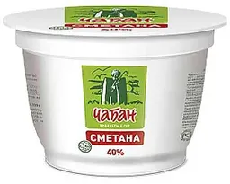 Сметана Чабан 40%, 180г