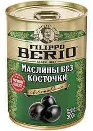 Маслины Filippo Berio без косточки, 300г