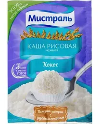 Каша рисовая нежная Мистраль Кокос, 30г