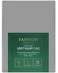 Простыня на резинке Fashion Fantasy Цветущий сад цвет: серый, 180×200см