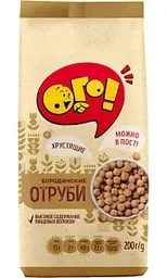 Отруби ржаные Ого! Бородинские экструдированные, 200г
