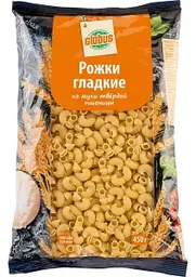 Макаронные изделия Глобус Рожки гладкие, 450г