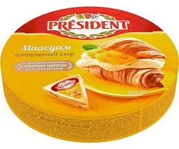 Сыр плавленый President Мааздам 45%, треугольники, 140г