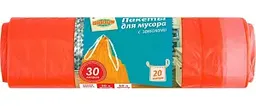 Мешки для мусора Глобус 18-19 мкм с завязками, 30л, 20шт