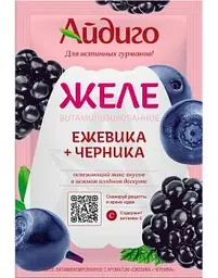 Желе Айдиго со вкусом ежевика-черника, 50г