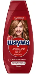 Шампунь для окрашенных и мелированных волос Шаума сияющий цвет с экстрактом граната, 360мл