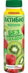 Йогурт АктиБио киви-клубника без добавления сахара 1.5%, 260г
