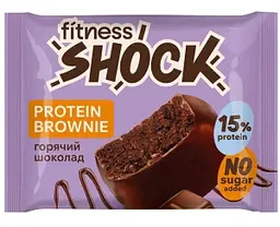 Брауни протеиновый FitnesShock Горячий шоколад, 50г