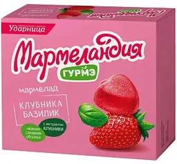 Мармелад Мармеландия клубника-базилик, 250г
