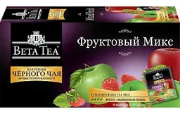 Чай черный Beta Tea Фруктовый микс, 25х1,5г